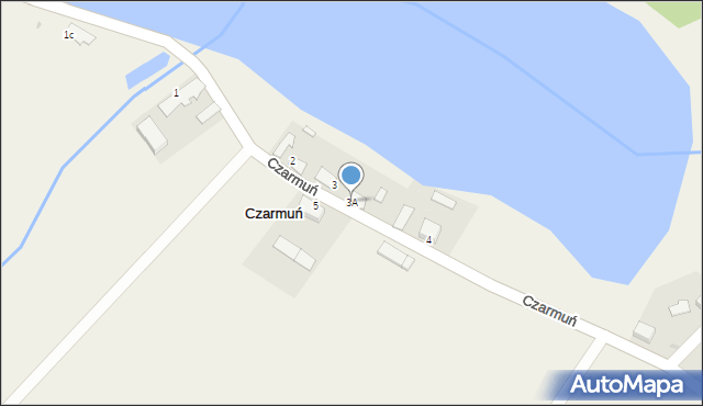Czarmuń, Czarmuń, 3A, mapa Czarmuń