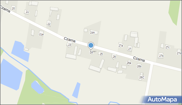 Czarna, Czarna, 24, mapa Czarna