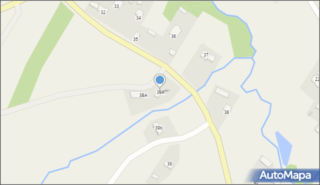 Czarna Górna, Czarna Górna, 39A, mapa Czarna Górna