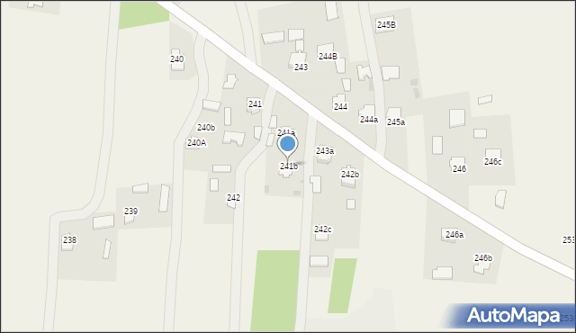Czarna Sędziszowska, Czarna Sędziszowska, 241b, mapa Czarna Sędziszowska
