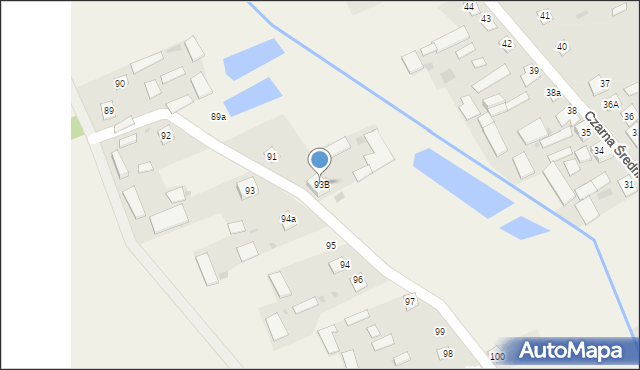 Czarna Średnia, Czarna Średnia, 93B, mapa Czarna Średnia