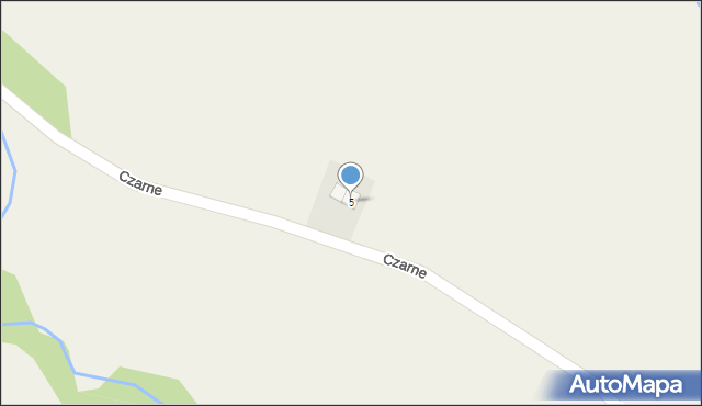 Czarne, Czarne, 5, mapa Czarne