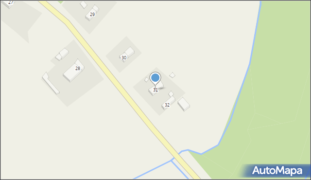 Czarne, Czarne, 31, mapa Czarne