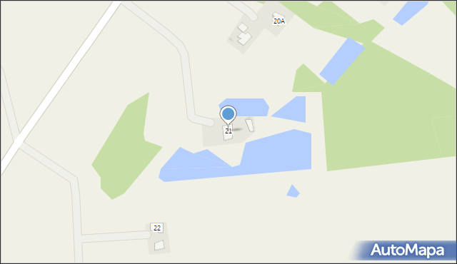 Czarne, Czarne, 21, mapa Czarne