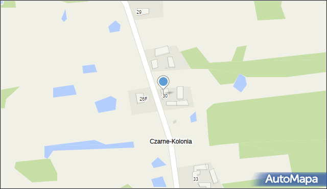 Czarne, Czarne, 31, mapa Czarne