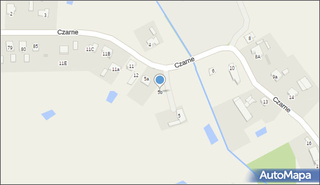 Czarne, Czarne, 5b, mapa Czarne