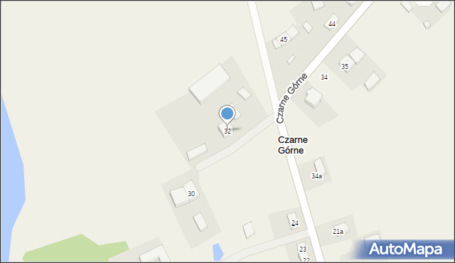 Czarne Górne, Czarne Górne, 32, mapa Czarne Górne
