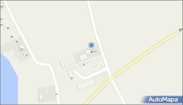 Czarne Górne, Czarne Górne, 3A, mapa Czarne Górne