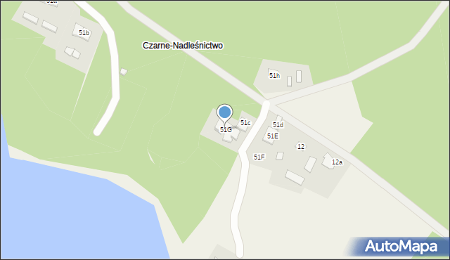 Czarne-Nadleśnictwo, Czarne-Nadleśnictwo, 51G, mapa Czarne-Nadleśnictwo
