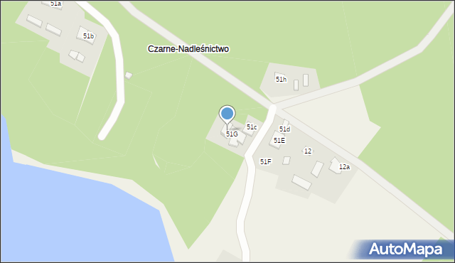 Czarne-Nadleśnictwo, Czarne-Nadleśnictwo, 54b, mapa Czarne-Nadleśnictwo