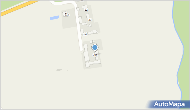 Czarne Piątkowo, Czarne Piątkowo, 26a, mapa Czarne Piątkowo