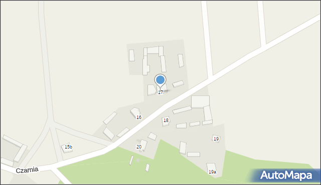 Czarnia, Czarnia, 17, mapa Czarnia