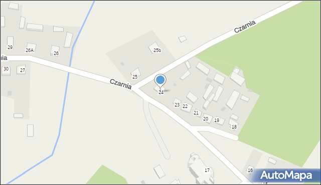 Czarnia, Czarnia, 24, mapa Czarnia