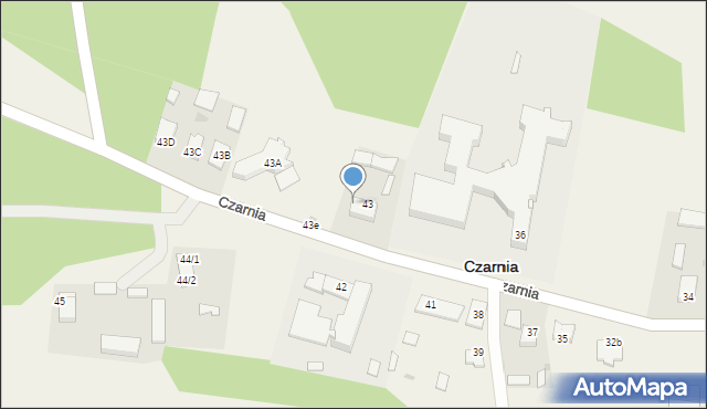 Czarnia, Czarnia, 43/4, mapa Czarnia