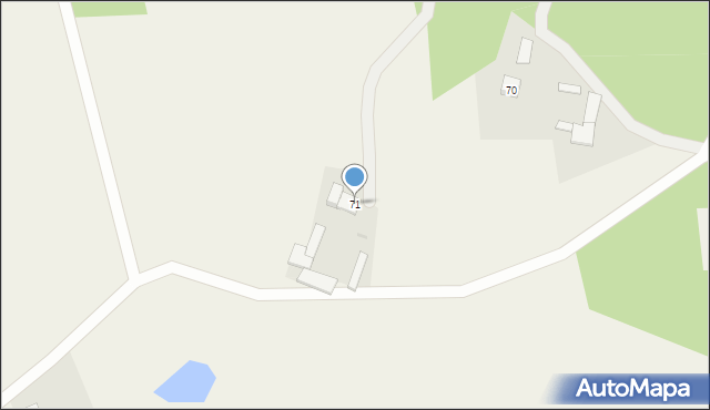 Czarnia, Czarnia, 71, mapa Czarnia