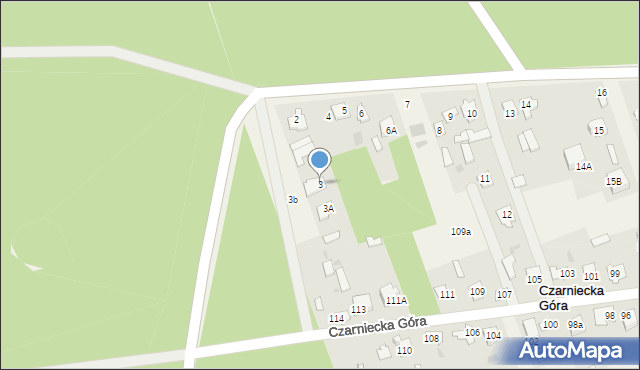 Czarniecka Góra, Czarniecka Góra, 3, mapa Czarniecka Góra