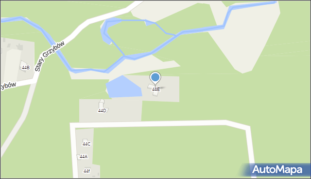 Czarniecka Góra, Czarniecka Góra, 44E, mapa Czarniecka Góra