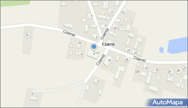 Czarniż, Czarniż, 2, mapa Czarniż