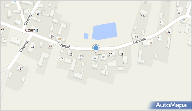 Czarniż, Czarniż, 25, mapa Czarniż