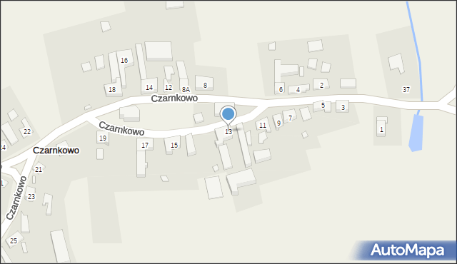 Czarnkowo, Czarnkowo, 13, mapa Czarnkowo