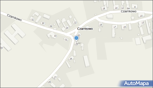 Czarnkowo, Czarnkowo, 23, mapa Czarnkowo