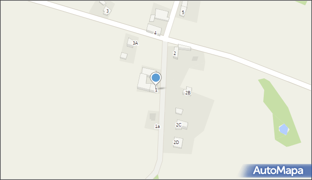 Czarnoborsko, Czarnoborsko, 1, mapa Czarnoborsko