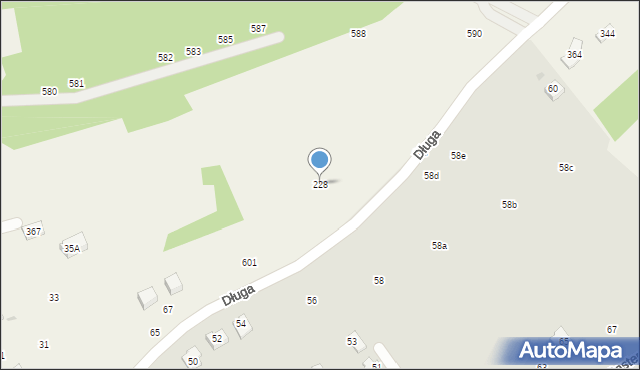 Czarnochowice, Czarnochowice, 228, mapa Czarnochowice