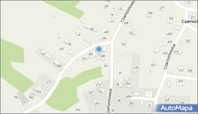 Czarnochowice, Czarnochowice, 23a, mapa Czarnochowice