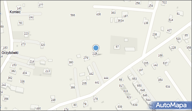 Czarnochowice, Czarnochowice, 278, mapa Czarnochowice