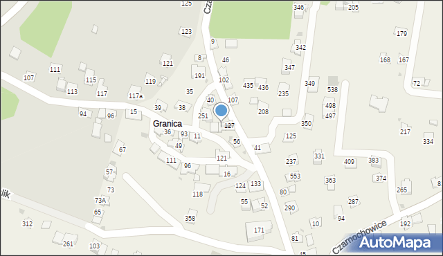 Czarnochowice, Czarnochowice, 34, mapa Czarnochowice