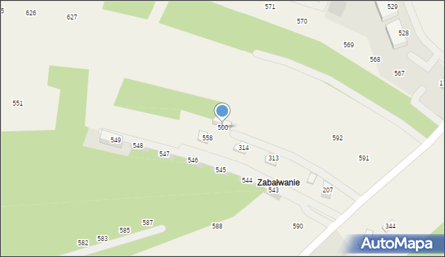 Czarnochowice, Czarnochowice, 500, mapa Czarnochowice