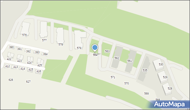 Czarnochowice, Czarnochowice, 564, mapa Czarnochowice