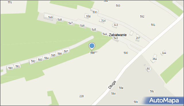 Czarnochowice, Czarnochowice, 588, mapa Czarnochowice