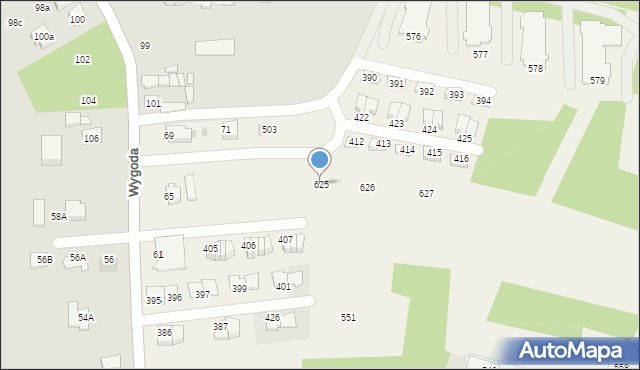 Czarnochowice, Czarnochowice, 625, mapa Czarnochowice