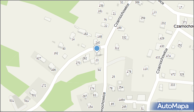 Czarnochowice, Czarnochowice, 79, mapa Czarnochowice