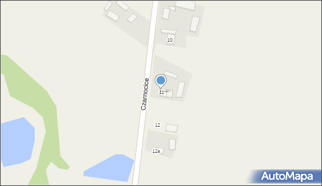 Czarnocice, Czarnocice, 11, mapa Czarnocice