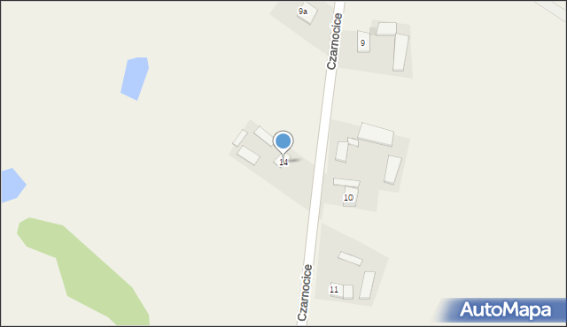Czarnocice, Czarnocice, 14, mapa Czarnocice
