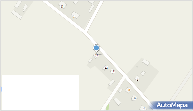 Czarnocin, Czarnocin, 14, mapa Czarnocin