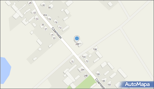 Czarnocin, Czarnocin, 166, mapa Czarnocin