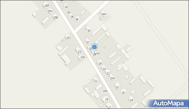 Czarnocin, Czarnocin, 28, mapa Czarnocin