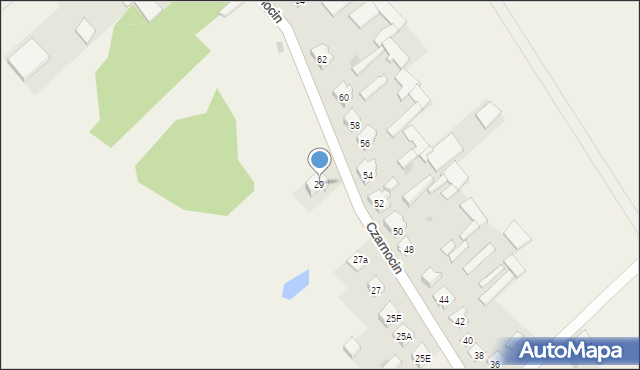 Czarnocin, Czarnocin, 29, mapa Czarnocin