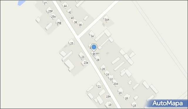 Czarnocin, Czarnocin, 30, mapa Czarnocin