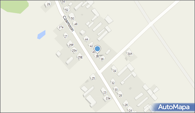 Czarnocin, Czarnocin, 38, mapa Czarnocin