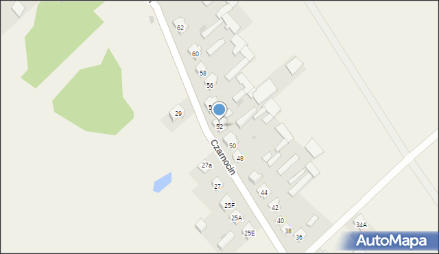 Czarnocin, Czarnocin, 52, mapa Czarnocin