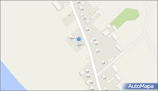 Czarnocin, Czarnocin, 53A, mapa Czarnocin