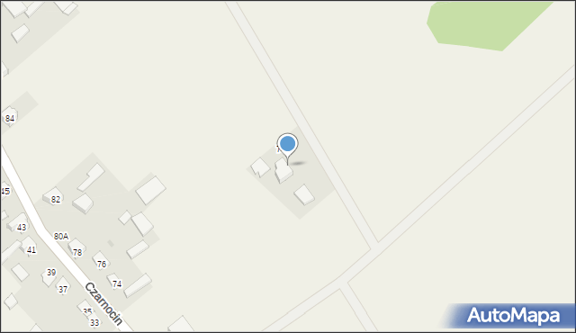 Czarnocin, Czarnocin, 74a, mapa Czarnocin
