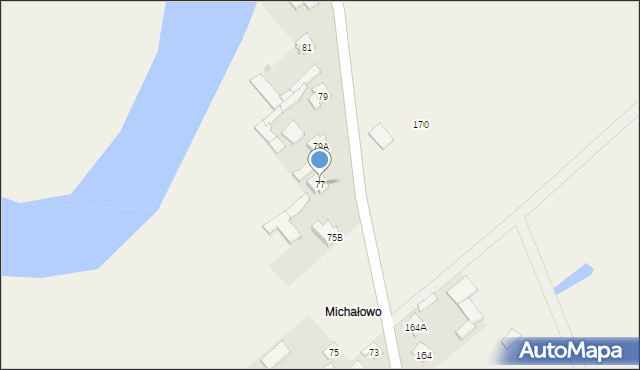 Czarnocin, Czarnocin, 77, mapa Czarnocin