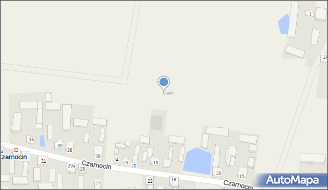 Czarnocin, Czarnocin, 20a, mapa Czarnocin
