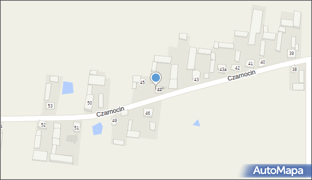 Czarnocin, Czarnocin, 44a, mapa Czarnocin