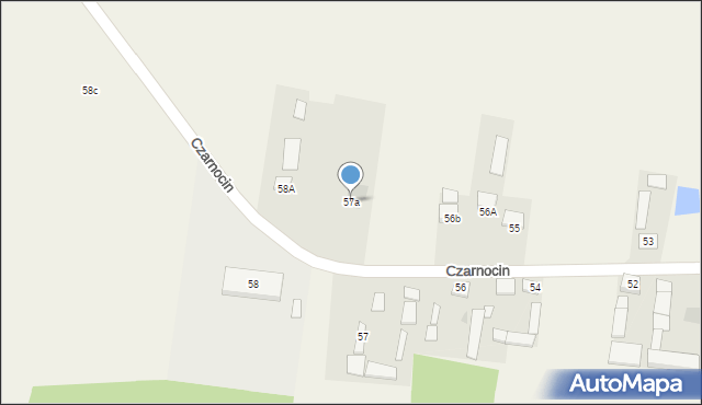 Czarnocin, Czarnocin, 57a, mapa Czarnocin